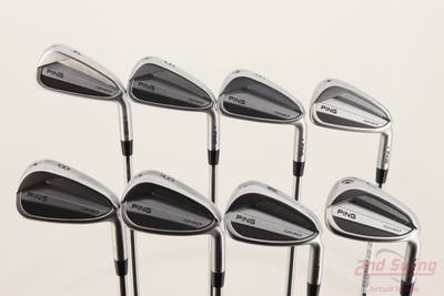Ping i240 Iron Set 4-PW AW AWT 3.0 Steel X-Stiff Right Handed Black Dot +3/4"