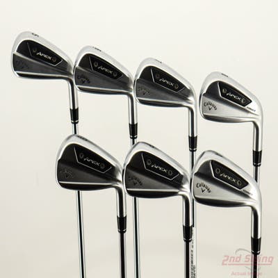 Callaway Apex Ai200 Iron Set 5-PW AW True Temper Dynamic Gold Mid 100 R300 Steel Regular Right Handed STD