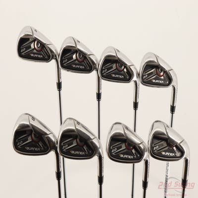 TaylorMade Burner 2.0 HP Iron Set 4-PW AW TM Burner 2.0 85 Steel Stiff Right Handed +1/2"
