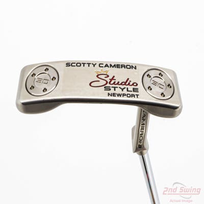Mint Titleist Scotty Cameron 2025 Studio Style Newport Putter Steel Right Handed 34.0in