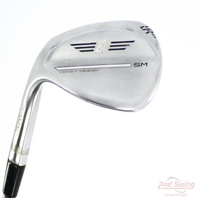 Titleist Vokey SM9 Tour Chrome Wedge Sand SW 56° 12 Deg Bounce D Grind Aerotech SteelFiber fc115cw Graphite X-Stiff Left Handed 36.0in