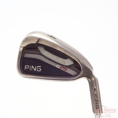 Ping G25 Single Iron 4 Iron Stock Steel Shaft Steel Senior Right Handed 38.5in