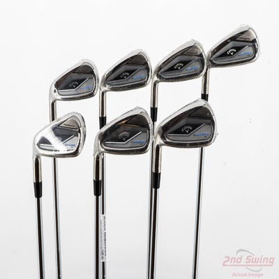 Mint Callaway Paradym Ai Smoke HL Iron Set 5-PW AW True Temper Dynamic Gold Tour Issue S400 Steel Stiff Left Handed -1/2"