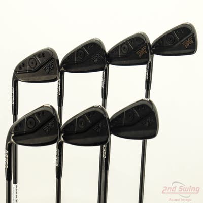 PXG 0311 XP GEN6 Double Black Iron Set 4-PW Aerotech SteelFiber i70 Private Reserve Graphite Regular Left Handed STD
