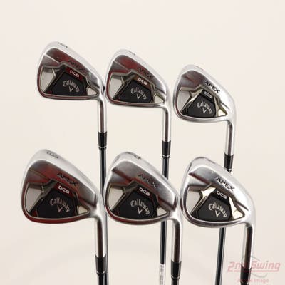 Callaway Apex DCB 21 Iron Set 6-PW AW UST Mamiya Recoil 65 F3 Graphite Regular Right Handed STD