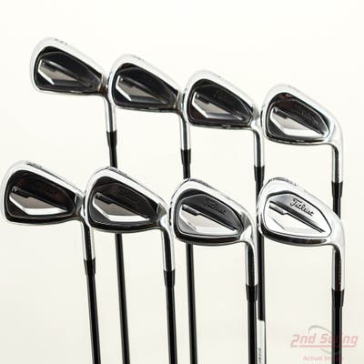 Titleist 2023 T350 Iron Set 5-PW AW GW Mitsubishi Tensei Red AM2 Graphite Stiff Right Handed +3/4"