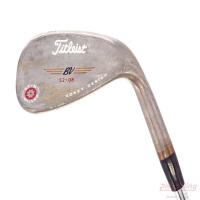 Titleist 2009 Vokey Spin Milled Black Wedge Gap GW 52° 8 Deg Bounce Titleist Vokey BV Steel Wedge Flex Right Handed 36.0in