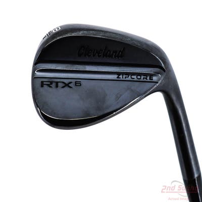 Mint Cleveland RTX 6 ZipCore Black Satin Wedge Lob LW 58° 12 Deg Bounce Full True Temper Dynamic Gold Spinner Tour Issue Steel Wedge Flex Right Handed 35.25in