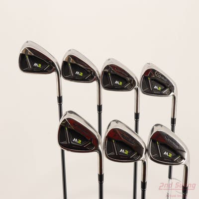 TaylorMade 2019 M2 Iron Set 4-PW TM M2 Reax 55 Graphite Senior Right Handed +1/2"