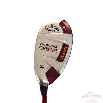 Callaway Big Bertha Diablo Hybrid 3 Hybrid Callaway BB Diablo Hybrid Graphite Senior Left Handed 40.0in