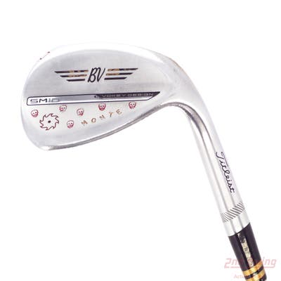 Titleist Vokey SM10 Tour Chrome Wedge Lob LW 60° 12 Deg Bounce D Grind Titleist Vokey BV Steel Wedge Flex Right Handed 35.25in