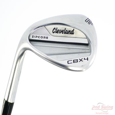 Mint Cleveland CBX 4 ZipCore Wedge Sand SW 56° 14 Deg Bounce FST KBS Hi-Rev 2.0 Steel Wedge Flex Left Handed 35.5in