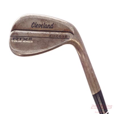 Cleveland RTX 6 ZipCore Tour Rack Raw Wedge Lob LW 60° 12 Deg Bounce Full True Temper Dynamic Gold Spinner Tour Issue Steel Wedge Flex Right Handed 35.25in