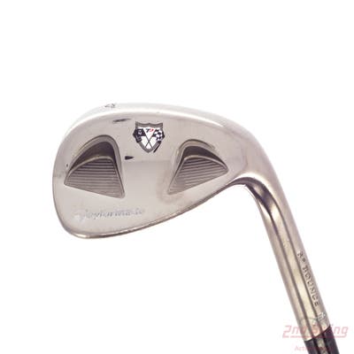 TaylorMade Rac Black TP Wedge Lob LW 60° 6 Deg Bounce Stock Steel Shaft Steel Wedge Flex Right Handed 35.25in