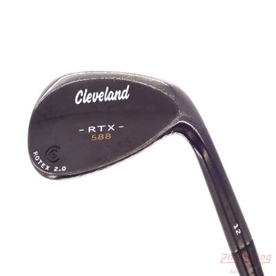 Cleveland 588 RTX 2.0 Black Satin Wedge Sand SW 56° 12 Deg Bounce True Temper Dynamic Gold Steel Wedge Flex Right Handed 35.5in
