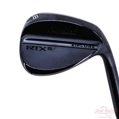 Mint Cleveland RTX 6 ZipCore Black Satin Wedge Lob LW 58° 10 Deg Bounce Mid True Temper Dynamic Gold Spinner Tour Issue Steel Wedge Flex Right Handed 35.25in