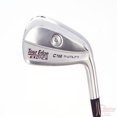 Mint Tour Edge Exotics C722 Ti-Utility Utility Iron 4 Utility 22° Mitsubishi Tensei AV Blue Raw 75 Graphite Stiff Right Handed 38.75in
