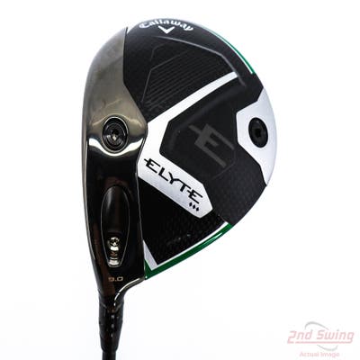 Mint Callaway Elyte Triple Diamond Driver 9° Mitsubishi Tensei 1K Black 65 Graphite X-Stiff Left Handed 45.75in