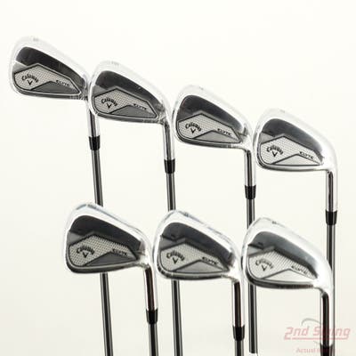 Mint Callaway Elyte HL Iron Set 5-PW AW Project X Denali Charcoal 65 Graphite Regular Right Handed STD