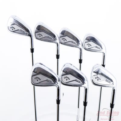 Mint Callaway Elyte HL Iron Set 5-PW GW FST KBS Max 80 Steel Regular Right Handed STD