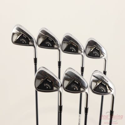 Callaway Apex DCB 21 Iron Set 5-PW AW UST Mamiya Recoil 65 Dart Graphite Regular Right Handed STD