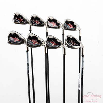Callaway 2006 Big Bertha Iron Set 4-PW SW Callaway Big Bertha Graphite Stiff Right Handed +1"