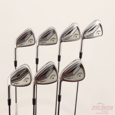 Callaway Apex Pro Iron Set 4-PW FST KBS Tour-V 110 Steel Stiff Left Handed +1/2"