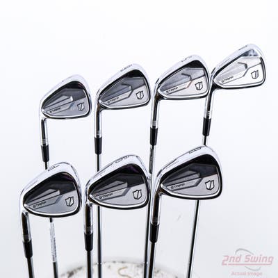 Wilson Staff 2024 Staff Model CB Iron Set 4-PW True Temper Dynamic Gold Mid 100 R300 Steel Regular Left Handed STD
