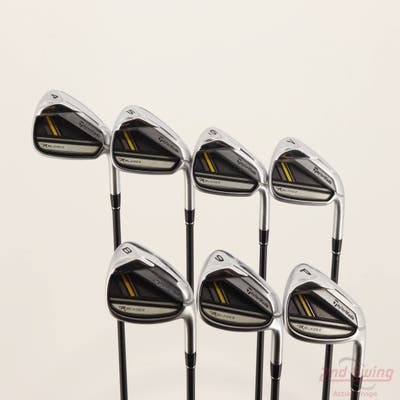 TaylorMade Rocketbladez Iron Set 4-PW TM Matrix RocketFuel 65 Graphite Stiff Right Handed +1/2"