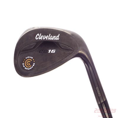 Cleveland CG16 Black Zip Groove Wedge Gap GW 52° 10 Deg Bounce Cleveland Traction Wedge Steel Wedge Flex Right Handed 35.5in