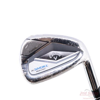 Mint Callaway Paradym Ai Smoke Single Iron 7 Iron True Temper Elevate MPH 95 Steel Regular Left Handed 37.25in