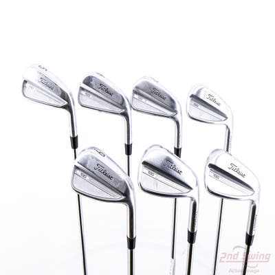 Titleist 2023 T100 Iron Set 5-PW AW True Temper AMT Red S300 Steel Stiff Right Handed STD