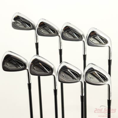 Mizuno JPX 925 Hot Metal Pro Iron Set 4-PW AW Mitsubishi MMT 105 Graphite Stiff Right Handed +3/4"