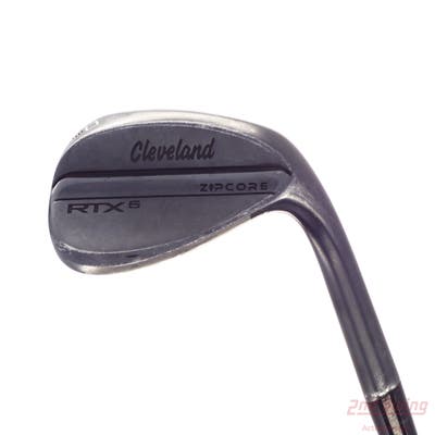 Cleveland RTX 6 ZipCore Black Satin Wedge Lob LW 60° 10 Deg Bounce Mid True Temper Dynamic Gold Spinner Tour Issue Steel Wedge Flex Right Handed 35.0in