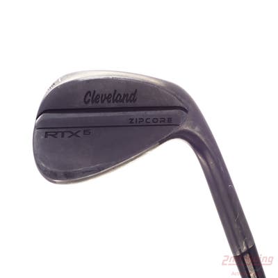 Cleveland RTX 6 ZipCore Black Satin Wedge Sand SW 54° 10 Deg Bounce Mid True Temper Dynamic Gold Spinner Tour Issue Steel Wedge Flex Right Handed 35.5in