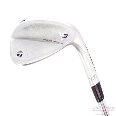 TaylorMade Milled Grind 3 Raw Chrome Wedge Sand SW 54° 13 Deg Bounce HB Oban CT-115 Steel Wedge Flex Right Handed 35.0in