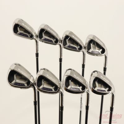 TaylorMade Burner Superlaunch Iron Set 5-PW AW SW TM Reax Superfast 50 Graphite Ladies Right Handed -1/2"