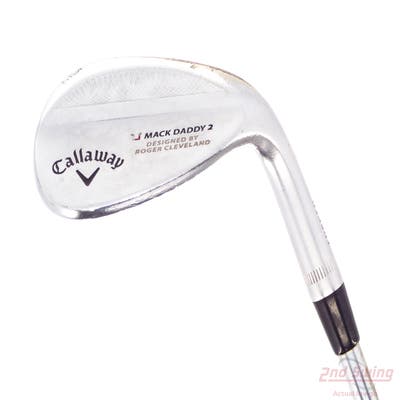 Callaway Mack Daddy 2 Chrome Wedge Sand SW 56° 14 Deg Bounce C Grind True Temper Dynamic Gold Steel Wedge Flex Right Handed 35.25in