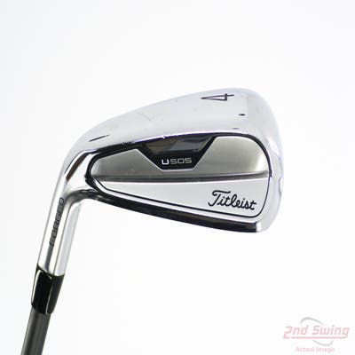 Titleist U-505 Utility Iron 4 Utility Project X HZRDUS Smoke Black 80 Graphite Stiff Left Handed 39.0in