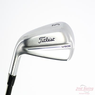 Titleist 2025 U505 Utility Iron 3 Utility Graphite Design Tour AD 85 Black Graphite Stiff Left Handed 39.0in