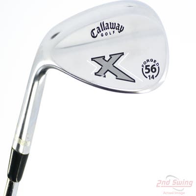 Callaway X Forged Chrome Wedge Sand SW 56° 14 Deg Bounce True Temper Dynamic Gold S300 Steel Stiff Left Handed 35.0in