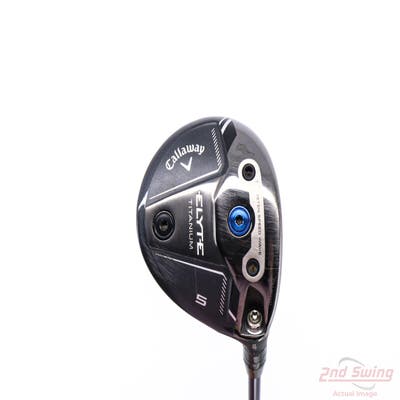 Callaway Elyte Ti Fairway Wood 5 Wood 5W 18° Fujikura Ventus TR Blue Velocore 8 Graphite X-Stiff Right Handed 41.75in