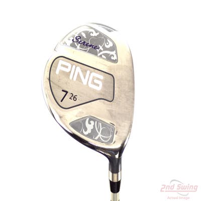 Ping Serene Fairway Wood 7 Wood 7W 26° Ping ULT 210 Ladies Lite Graphite Ladies Right Handed 41.0in