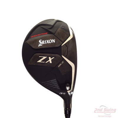 Mint Srixon ZX MK II Fairway Wood 3 Wood 3W 15° Project X HZRDUS Black Gen5 60 Graphite Stiff Right Handed 43.25in