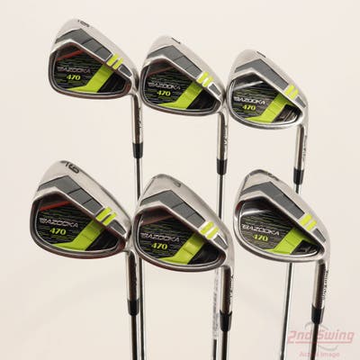 Tour Edge Bazooka HT Max Iron Set 6-PW SW Stock Steel Shaft Steel Regular Right Handed +1/2"