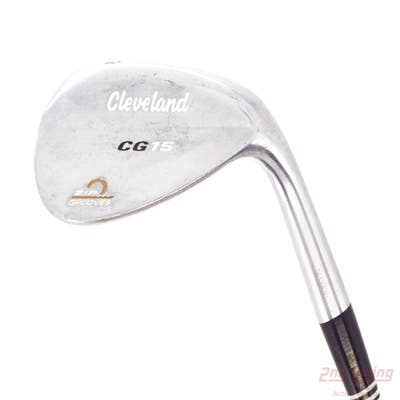 Cleveland CG15 Satin Chrome Wedge Gap GW 52° 10 Deg Bounce Cleveland Traction Wedge Steel Wedge Flex Right Handed 36.0in