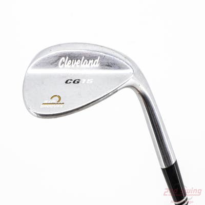 Cleveland CG15 Satin Chrome Wedge Lob LW 60° 12 Deg Bounce Cleveland Traction Wedge Steel Wedge Flex Right Handed 36.0in