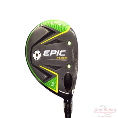 Callaway EPIC Flash Fairway Wood 3 Wood 3W 15° Project X EvenFlow Green 55 Graphite Regular Right Handed 43.0in