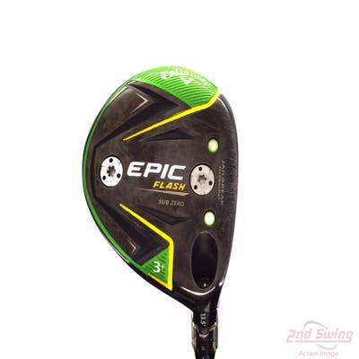 Callaway EPIC Flash Sub Zero Fairway Wood 3+ Wood 13.5° Project X HZRDUS Smoke Black 70 Graphite X-Stiff Right Handed 43.5in