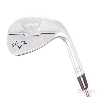 Callaway Opus Brushed Chrome Wedge Sand SW 54° 12 Deg Bounce S Grind True Temper Dynamic Gold Mid 115 Wedge Steel Wedge Flex Right Handed 35.25in